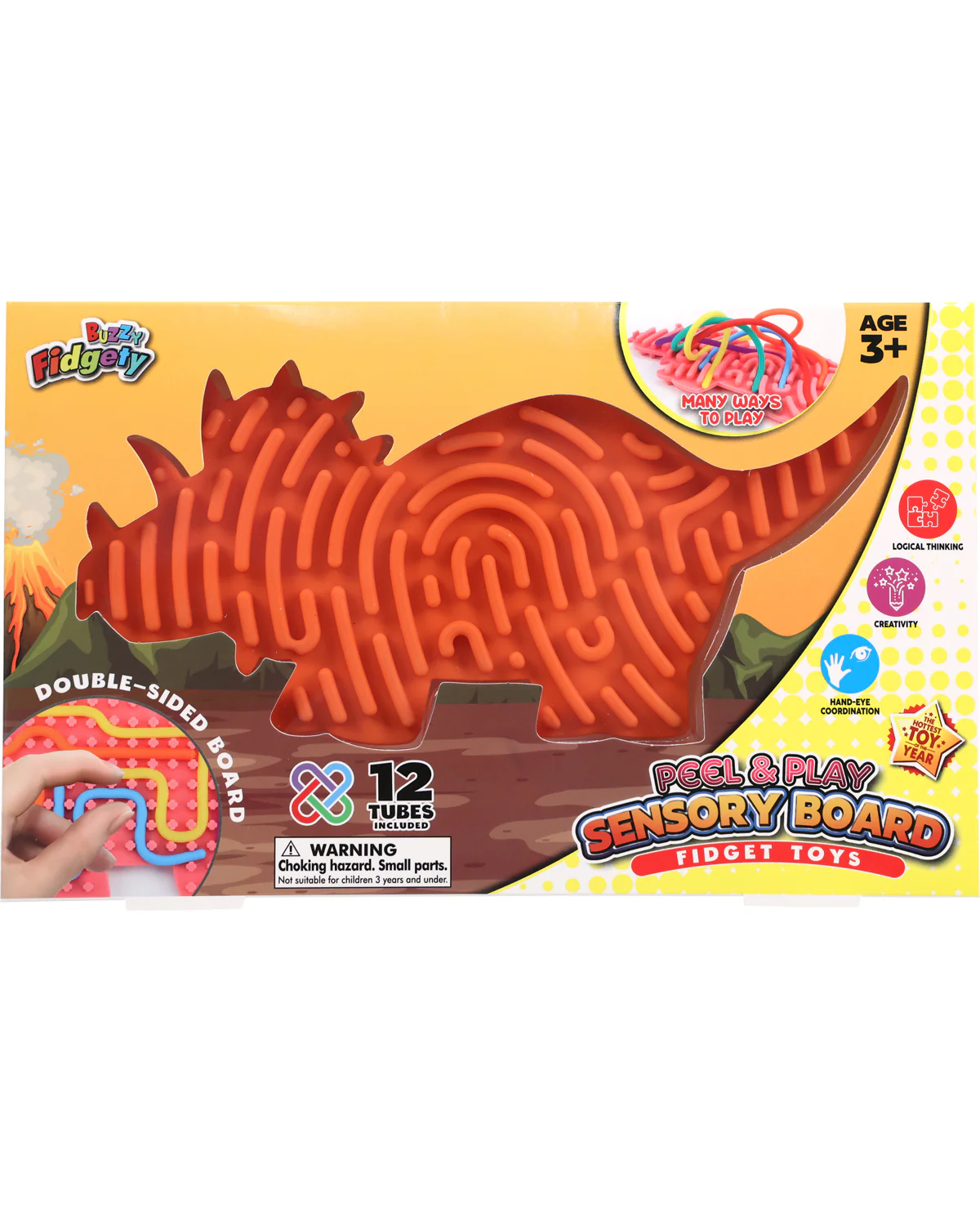 Triceratops Peel & Play Sensory Toy - Image 3