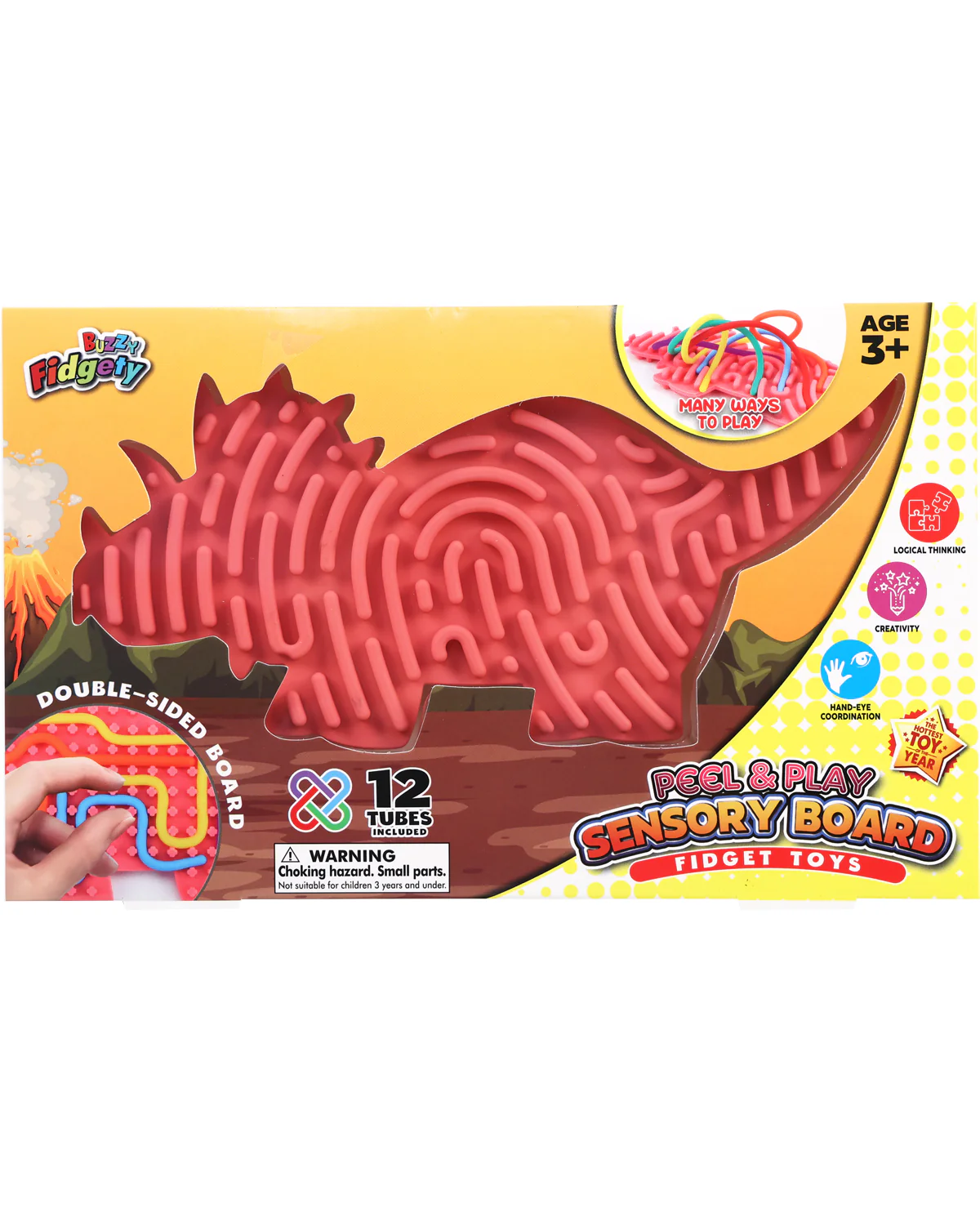 Triceratops Peel & Play Sensory Toy - Image 4
