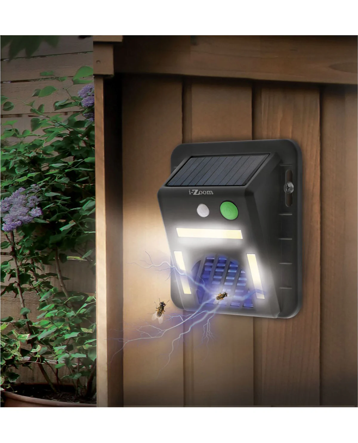 Solar Motion & Light Sensor With Bug Zapper - Image 2