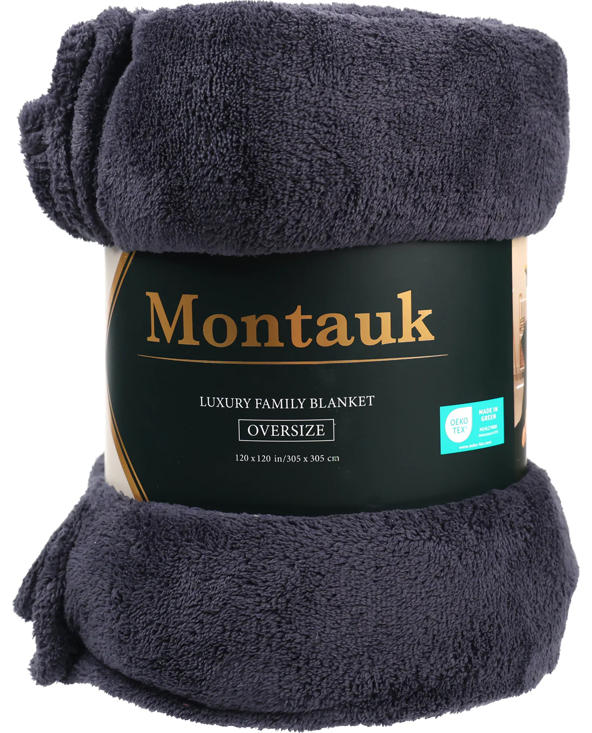 Montauk Solid Luxury Shearling Family Blanket - Image 5