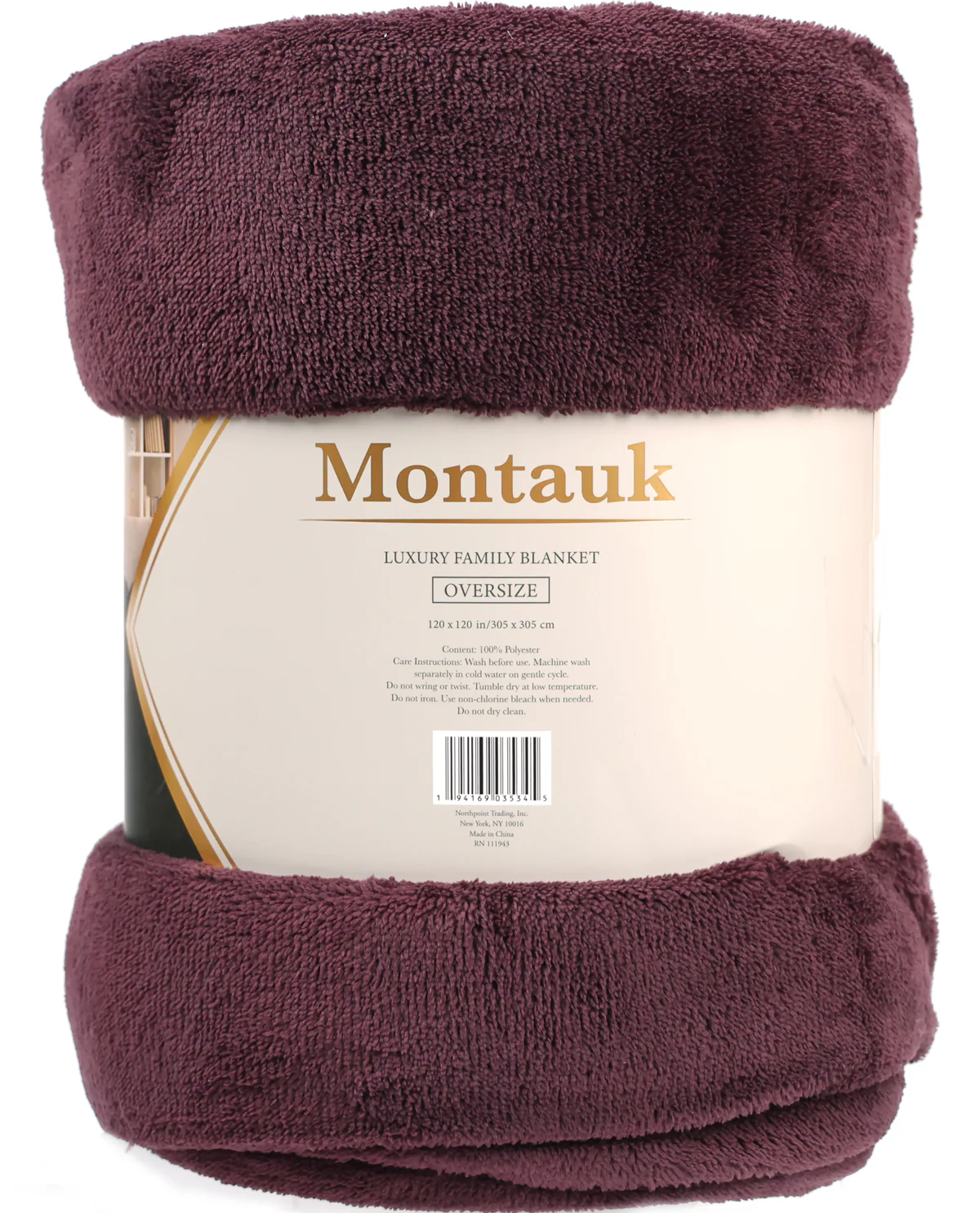Montauk Solid Luxury Shearling Family Blanket - Image 6