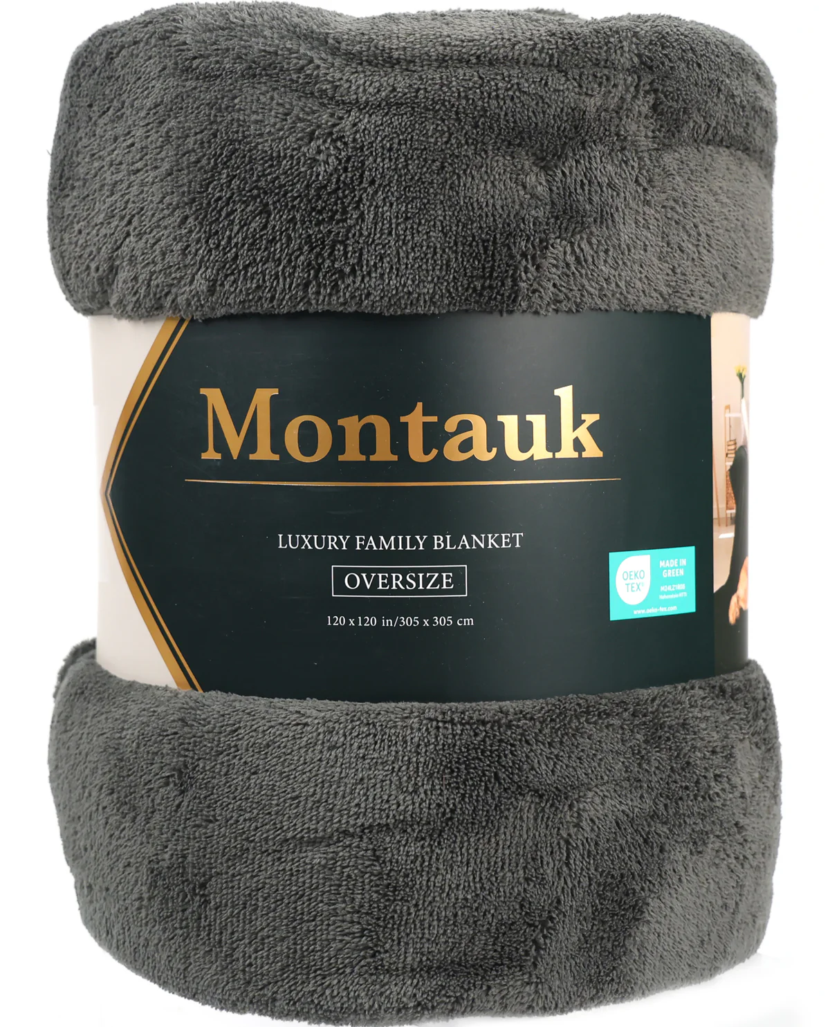Montauk Solid Luxury Shearling Family Blanket - Image 7