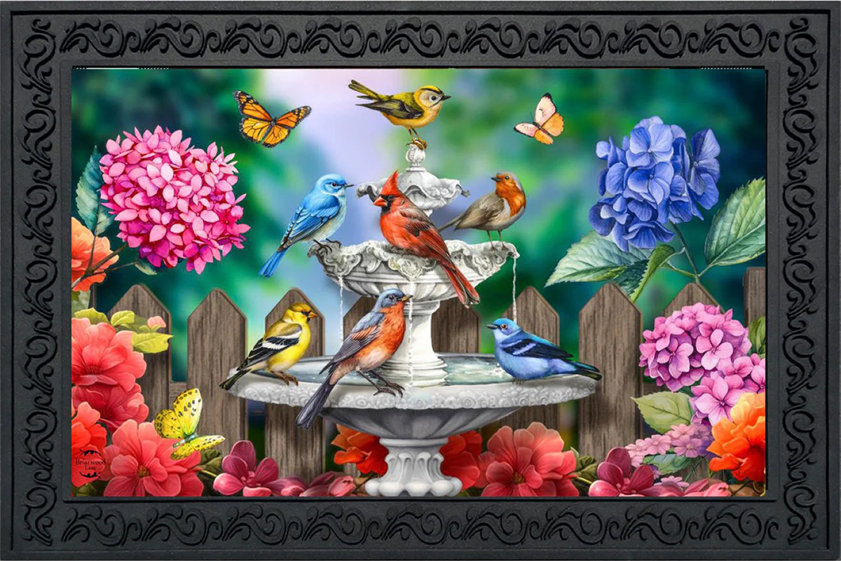 Spring Bath Birds Doormat - Image 2