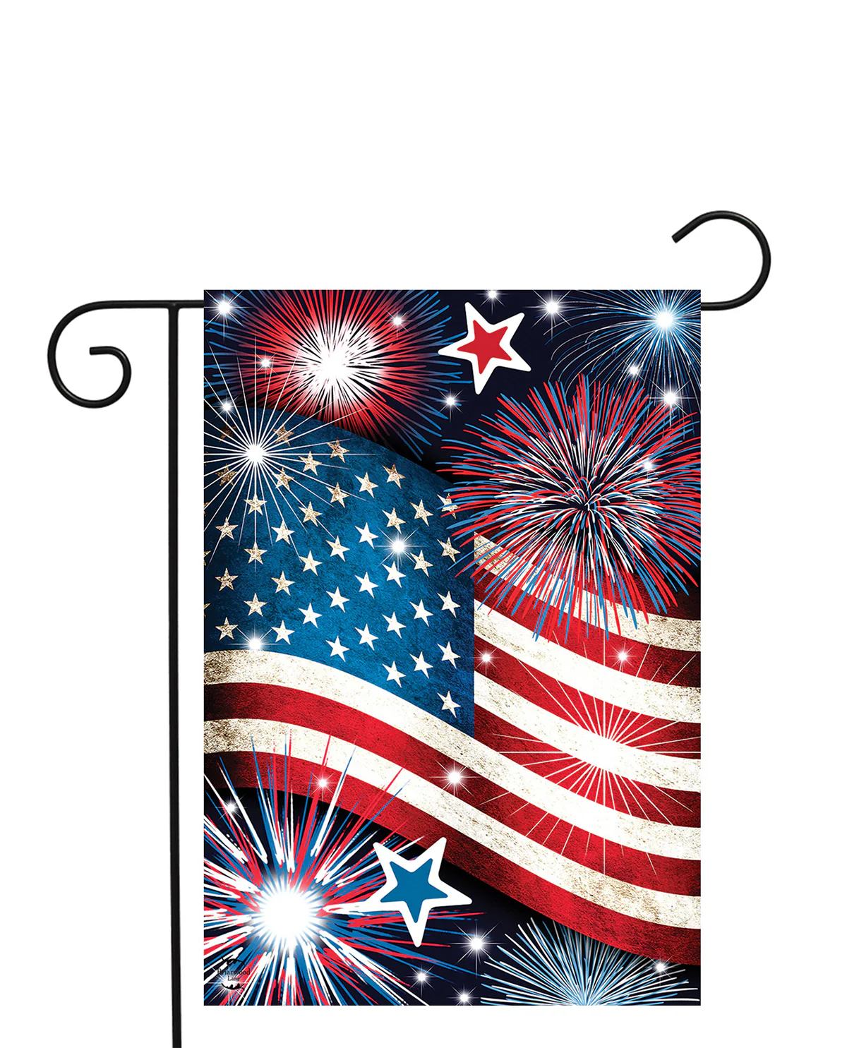 Stars And Stripes Patriotic Garden Flag - Image 2