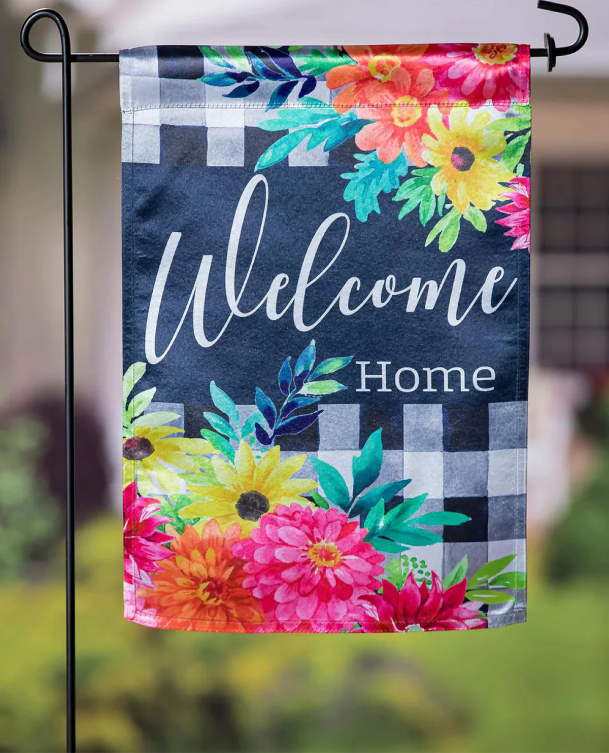 Summer Bloom Garden Lustre Flag - Image 2