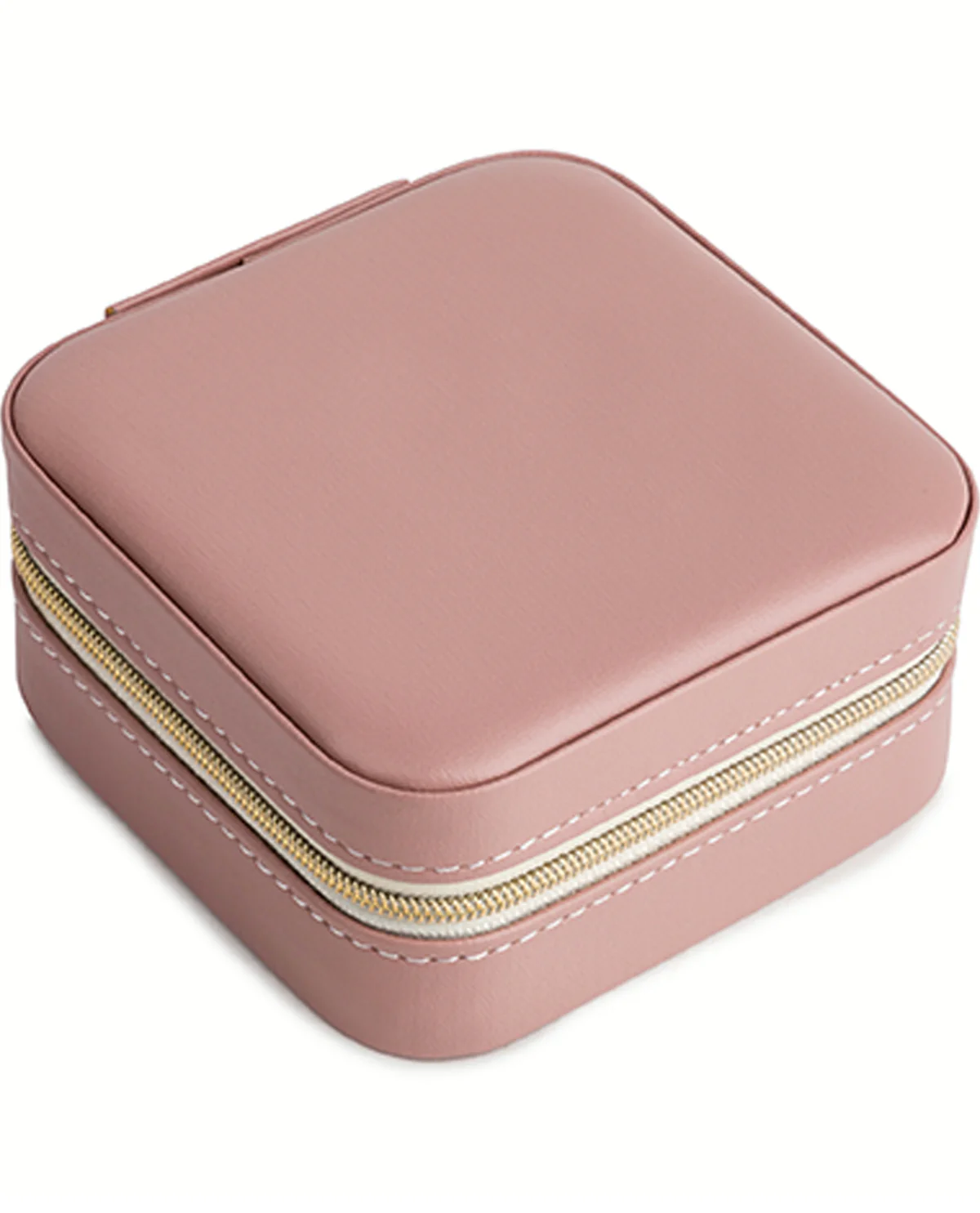 Mini Printed Travel Jewelry Organizer Metallic Rose - Image 4