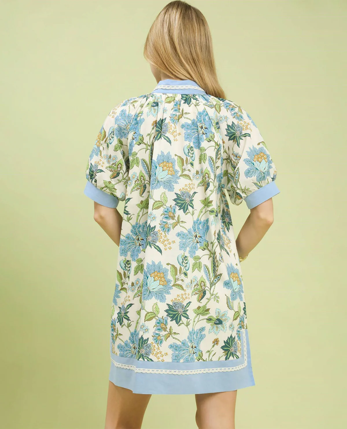 Umgee Floral Print Dress - Image 3