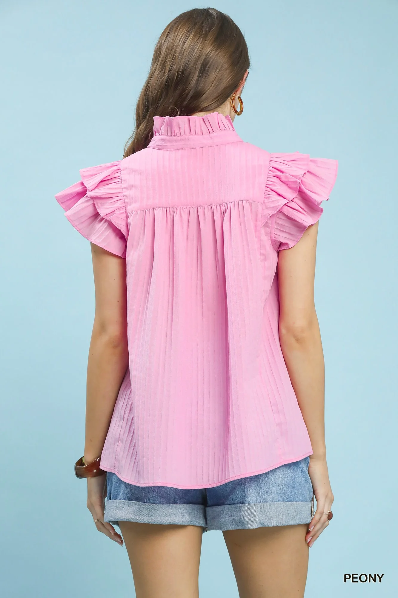 Umgee Frill Collared Top - Image 5