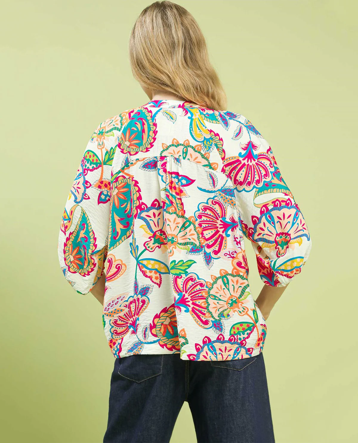 Umgee Paisley Print Top - Image 4
