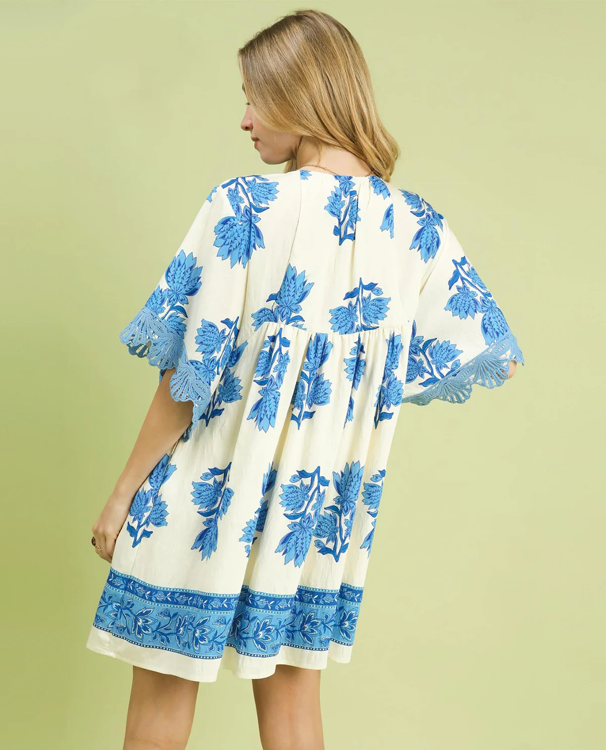 Umgee Paisley Border Print  Dress - Image 3