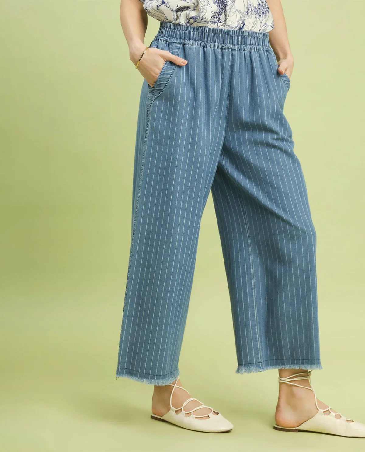 Umgee Pullon Lt Denim Pant - Image 2