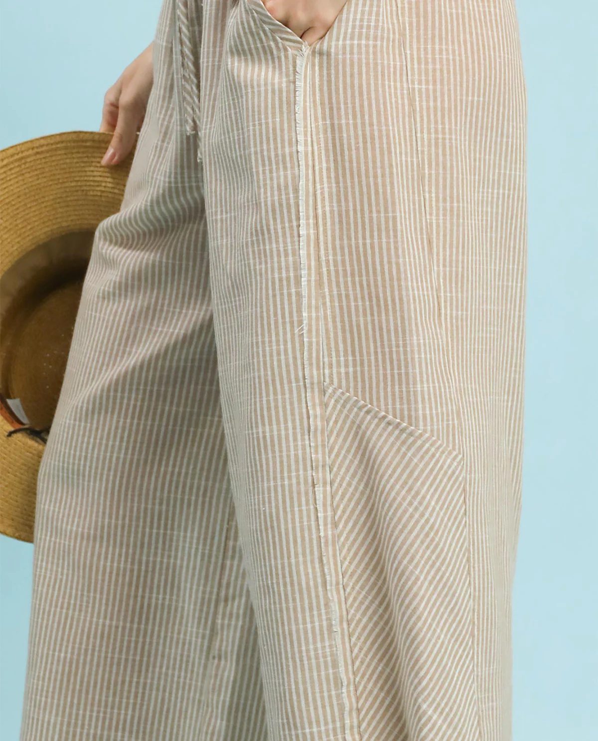 Umgee Washed Stripe Wide Leg Pant - Image 7