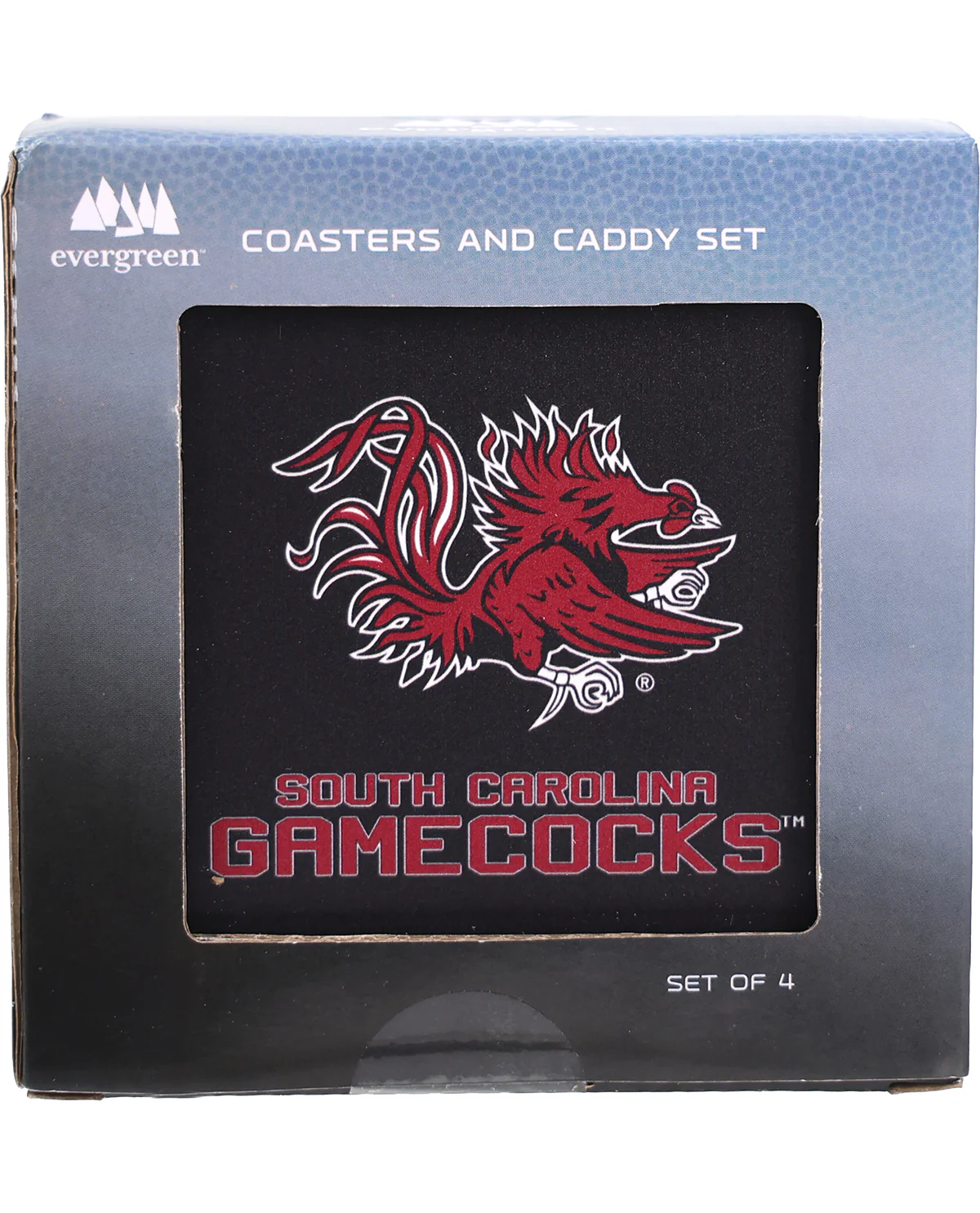 USC Gamecocks Ceramic Coaster & Caddy Set - Image 2